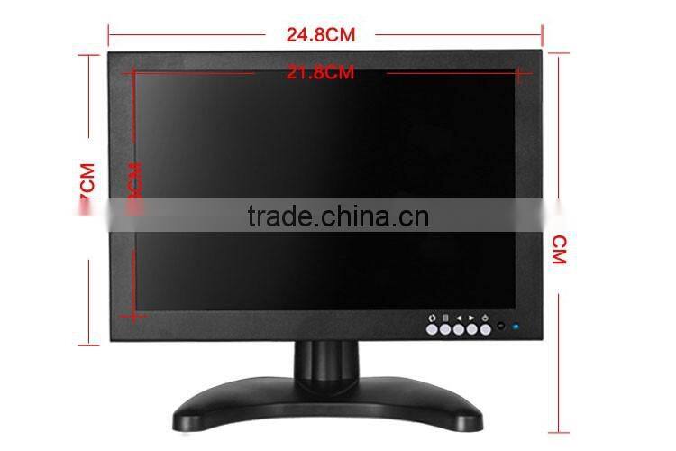10 Inch vga tft lcd led monitor price with 16:9