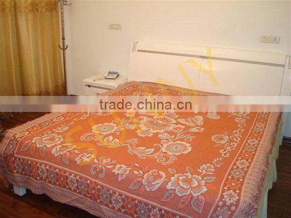 2015 New Hot Fashion hotsell complex grid pattern thread blanket