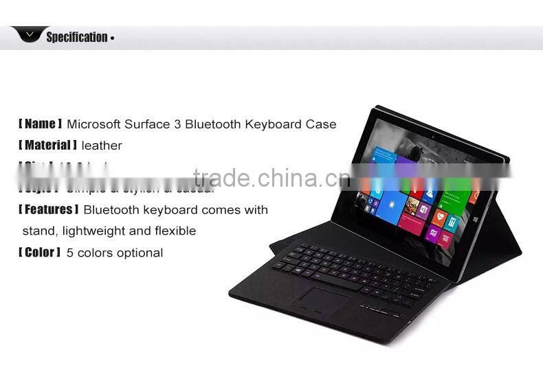 Split Pattern wireless keyboard for tablet pc tablet pc Microsoft Surface 3-WS-388