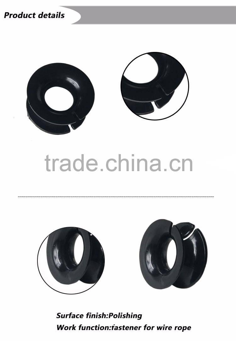 china supplier plastic nylon PA66 round clamps