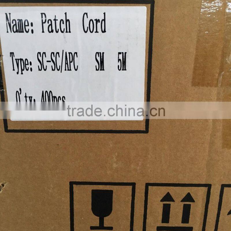 Optical fiber connector/patchcord SC/UPC