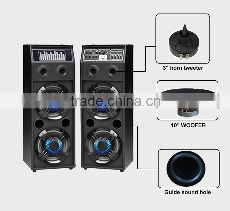 EXW PRICE Stereo Wooden Sound System 10inch Stage Concert Speaker Karaoke Sound System