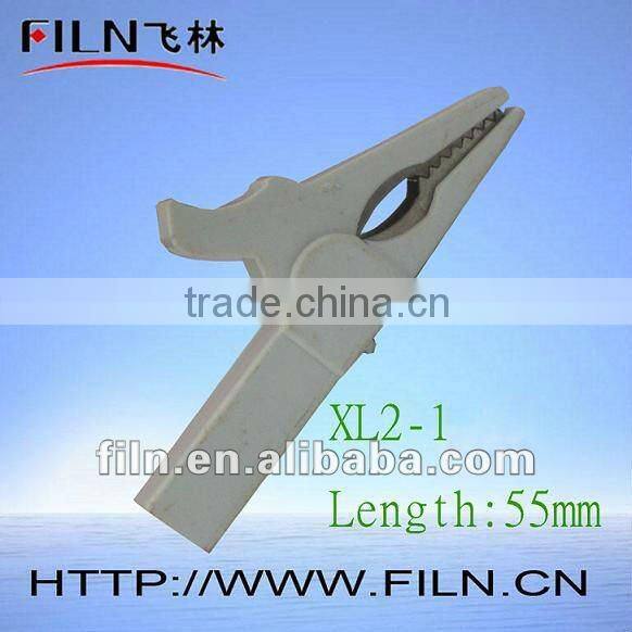 80mm nickel plated copper battery alligator clamps 40A