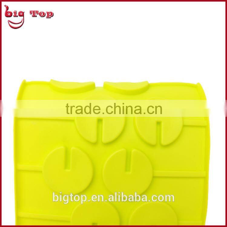 BT0113 Silicone Bakeware Kitchen Accessory Baking Tools 3D Built-up Round Shape Chocolate Lollipop Molds