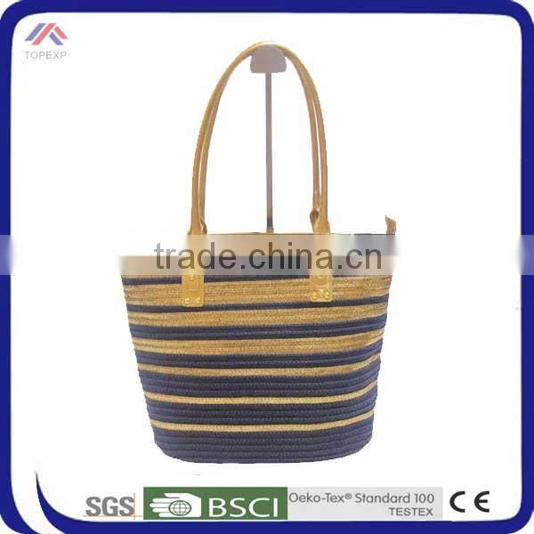 Straw Tote Bag For Shopping