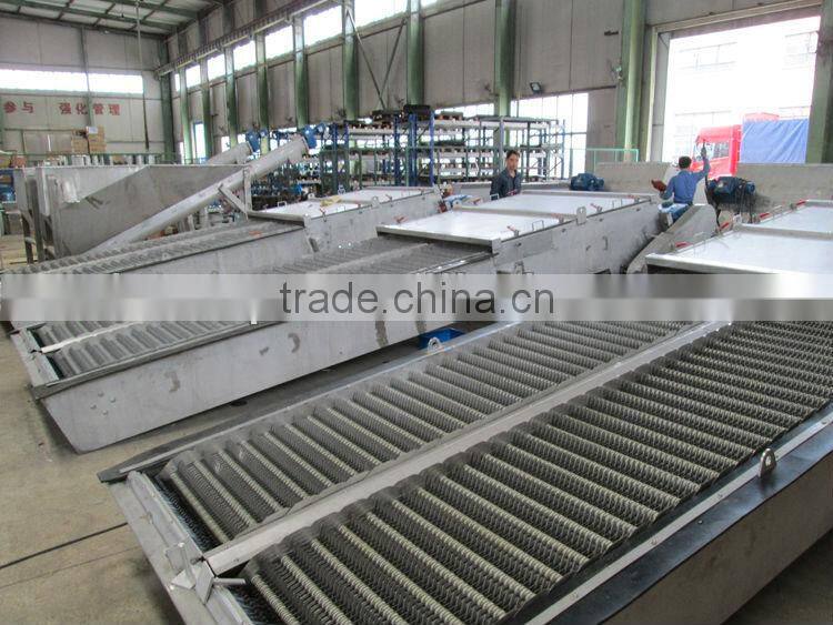 Rotary bar screen machine for wastewater treatment