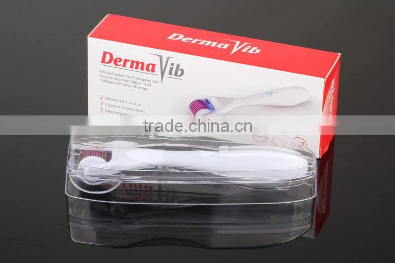 2015 DermaVib Phototherapy Led 540 Derma Roller Replaceable Head