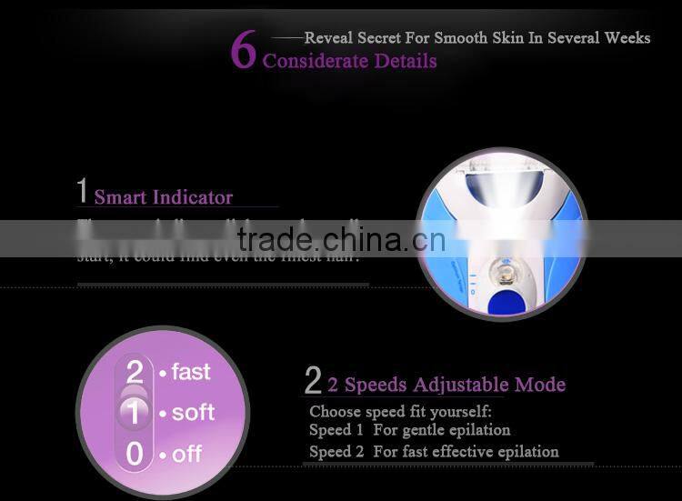 3 Heads Electric Lady Epilator Shaver