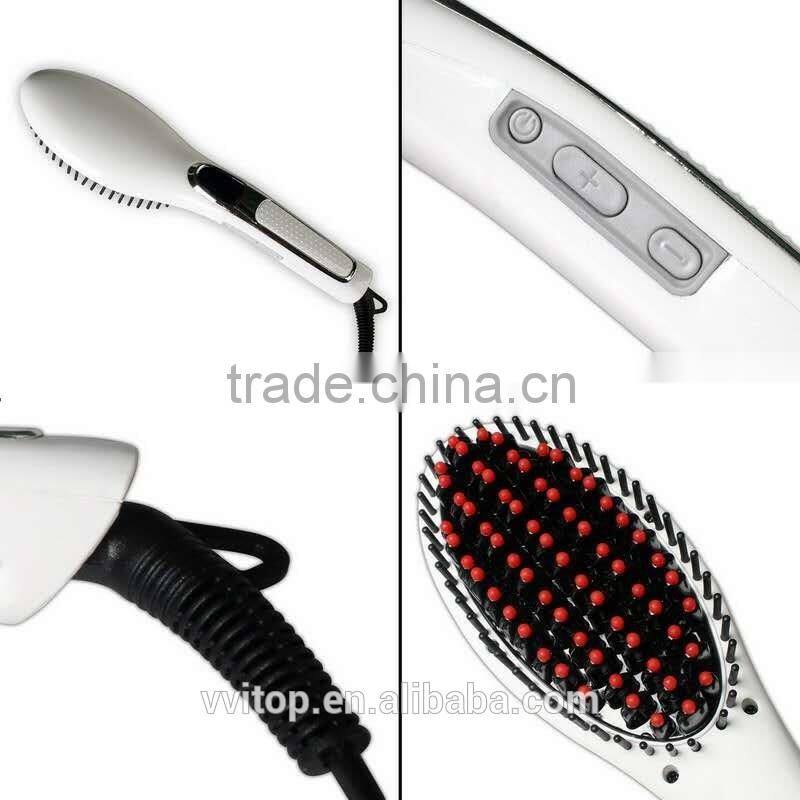 New Beauty VVI Electric LCD ceramic hair straightener combo