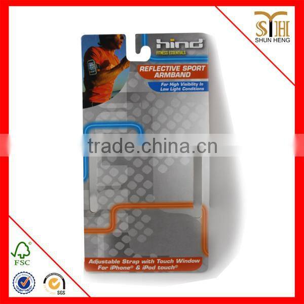 sport armband clear hang tags for gloves