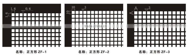 1.5mm customized grille for speakercabinet