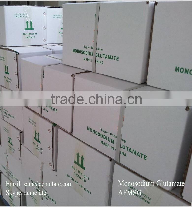 Top quality hot sell ajinomoto 99% msg 25kg price manufacturer in China