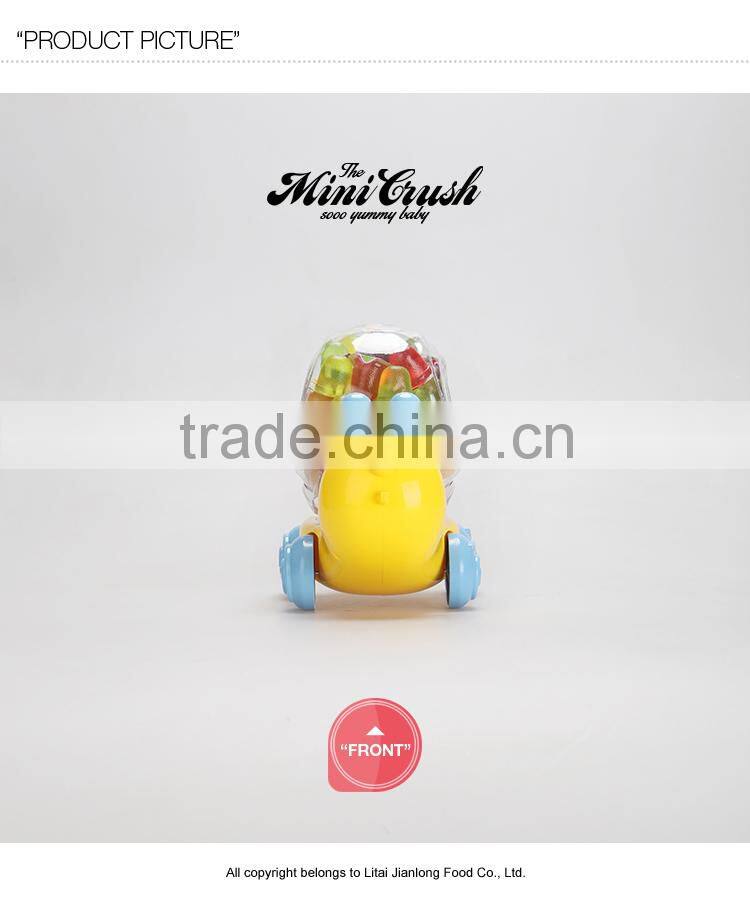 Hot products assorted mini fruit jelly in snail jar