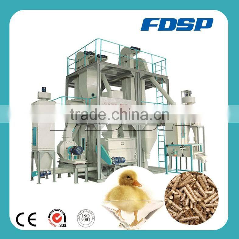 World advanced technology small poultry feed mill animal feed production line