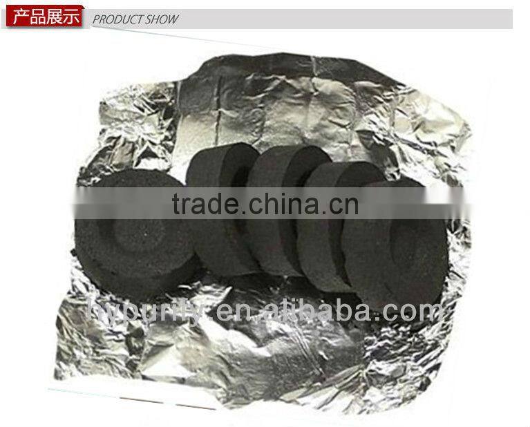 Shisha charcoal/100% Pure naturral high quality fine wood powder made hookah charcoal