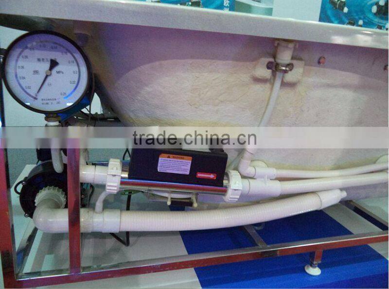 European Style Bathtub Heater Pump Whirlpool Black Hydromassage Spa Gas Water Heater