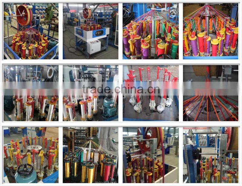 braiding machine for climbing rope/braided rope braiding machine: https://youtu.be/Tz5PZxiovHo