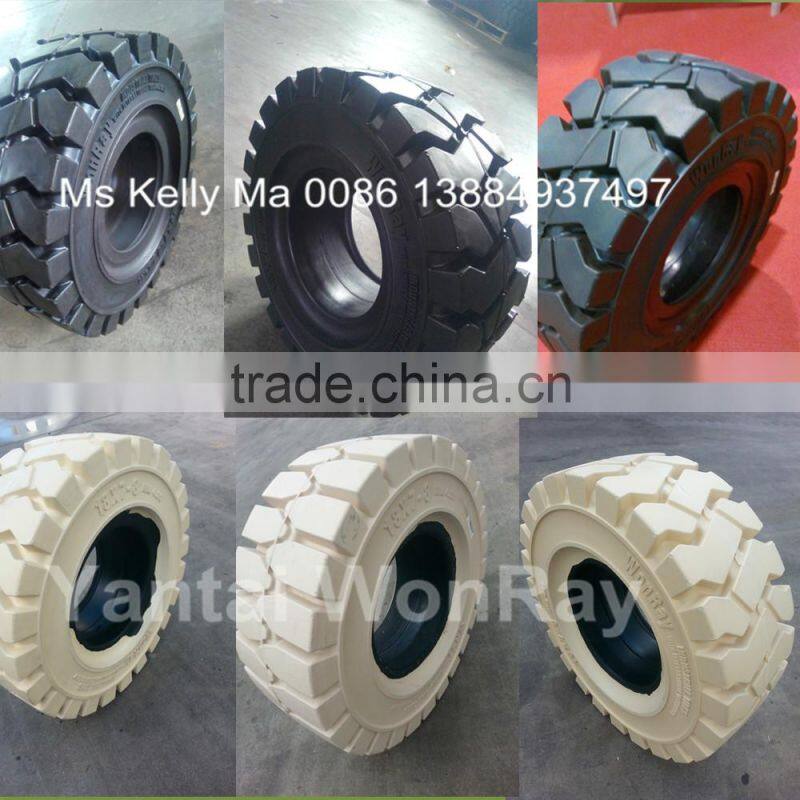 forklift tire 27x10-12, press on solid rubber tire 21x7x15 for hyster forklift