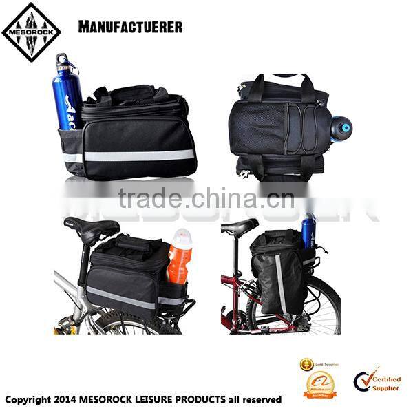 Bike Bicycle Cycling Travel Rear Seat Rack Shoulder Camel Bag Trunk Pannier Handbag