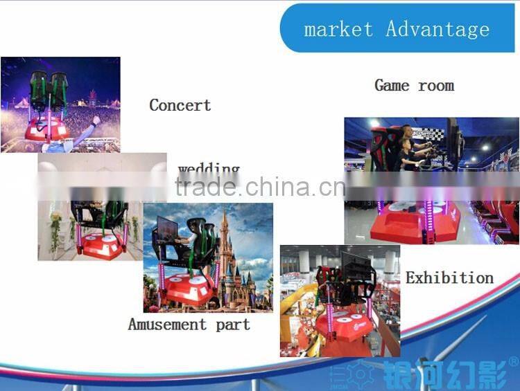 8D Virtual reality interactive experience game play driving simulator car racing games VR cinema