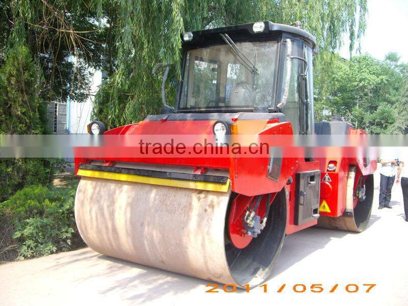 10 ton road roller, double drum road roller made in China