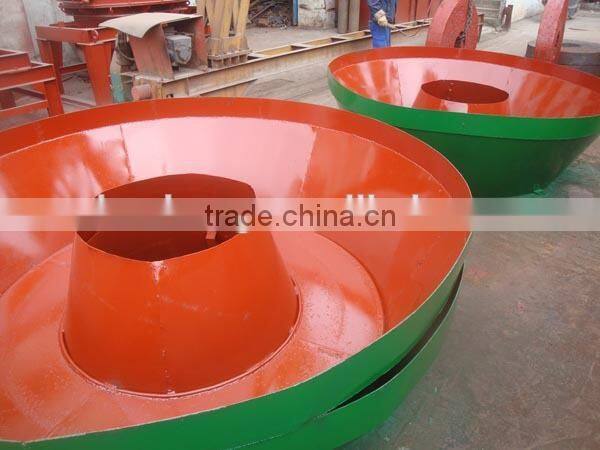 HUAHONG 1600 Gold Wet Pan Mill Grinding/Wheel mill for gold of the newest type and best price