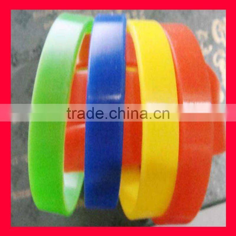 manufacturer dual layer silicone wristband