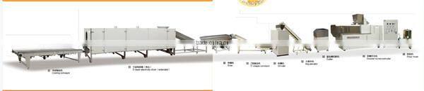 Puff Snack Extruder Japanese/American Bread crumb process line directly puff snack