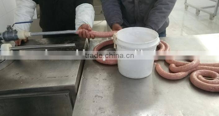 Stainless steel hydraulic sausage filling stuffer machine on sale