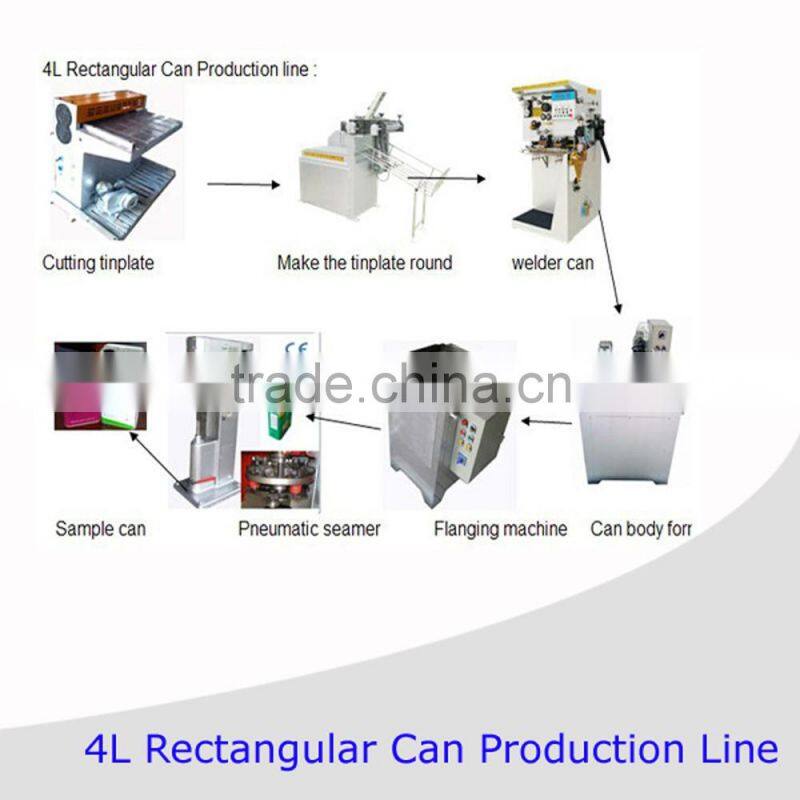Tinplate cutting machine for round and square can production line