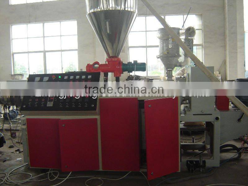 pipe vacuum degassing extruder machine to make pipes,pellets