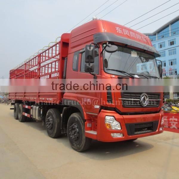 290HP DONGFENG 8*4 Stake Box Truck 45 ton