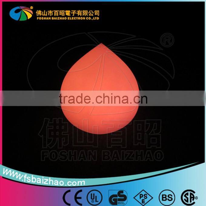 China Manufactuer RGB Living Color Changing heart Shape LED Table Lamp