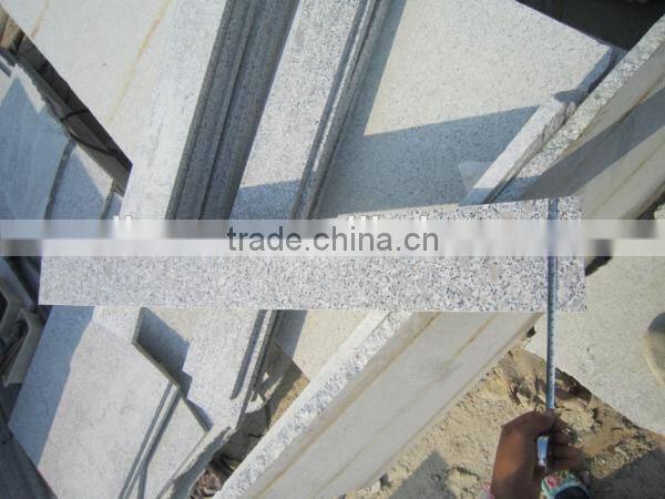 cheapest G383 outdoor grey natural granite stair tile