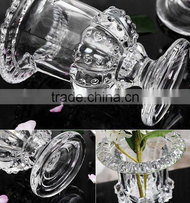 Wedding Centerpiece flower arranging accessories clear glass flower vase