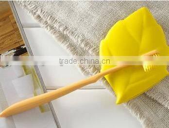 Silicone Leaf Toothbrush Cover,Silicone Leaf Toothbrush holder,leaf shaped Silicone Toothbrush Saver