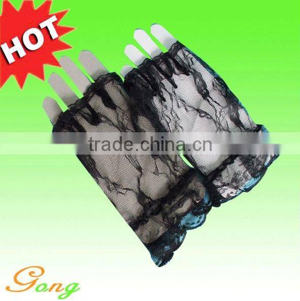 Hot sell party gloves with satin