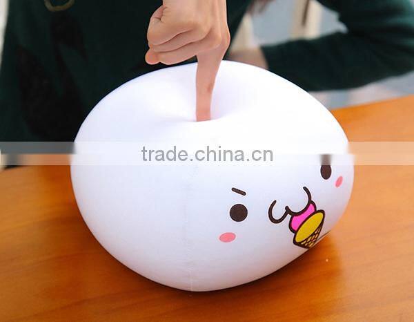 White Round Eps Foam Soft Emoji Doll