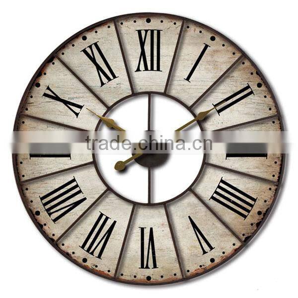 Antique Metal Carved Wal Clock