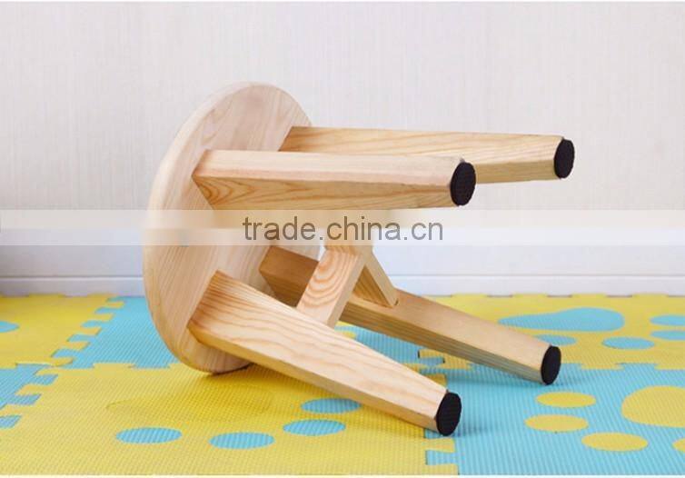 Children favorite mini four legs christmas use wood leisure chair hot wholesale