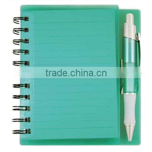 Notebook lined sheets notebook with pen