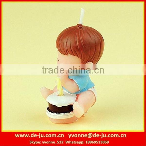Beautiful Pray Boy With Birthday Cake Candle Decoration Kids