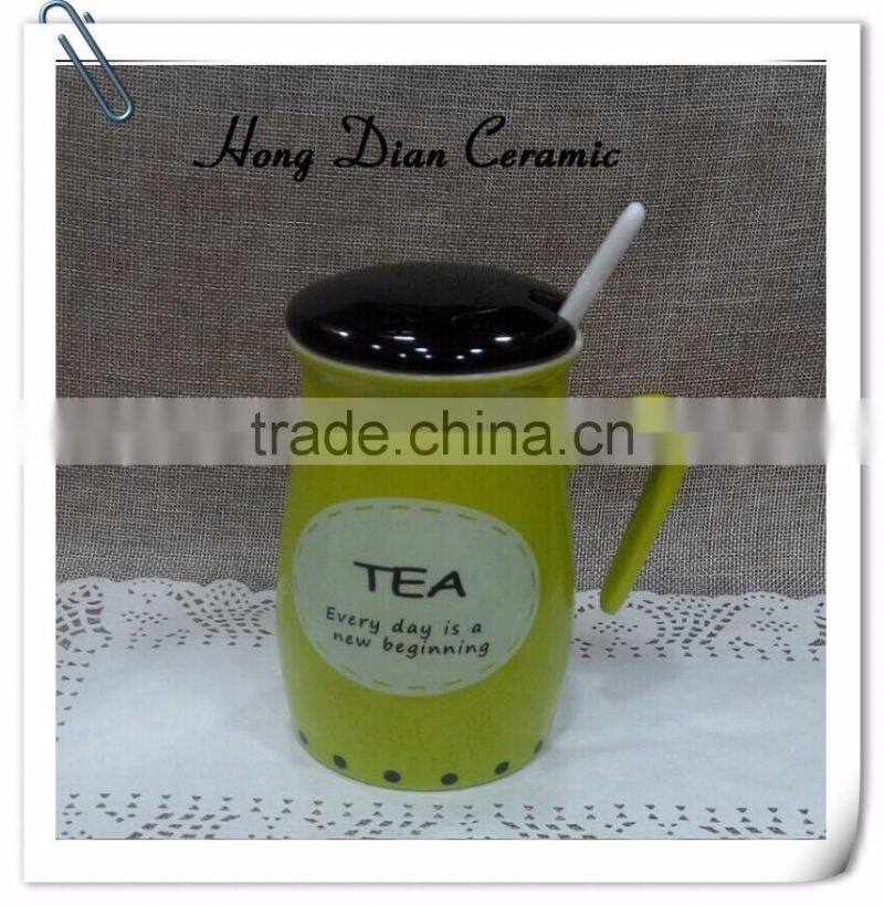 ceramic type Lovely Ceramic Cup Cute Pottery Water Mug Cup Tea Coffee Milk Cup, Snowy white,birthday wishes ceramic mugs