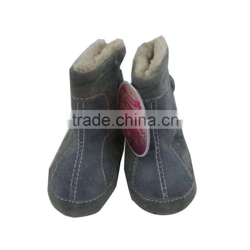 Trade assurance wholesale baby leather winter baby shoe