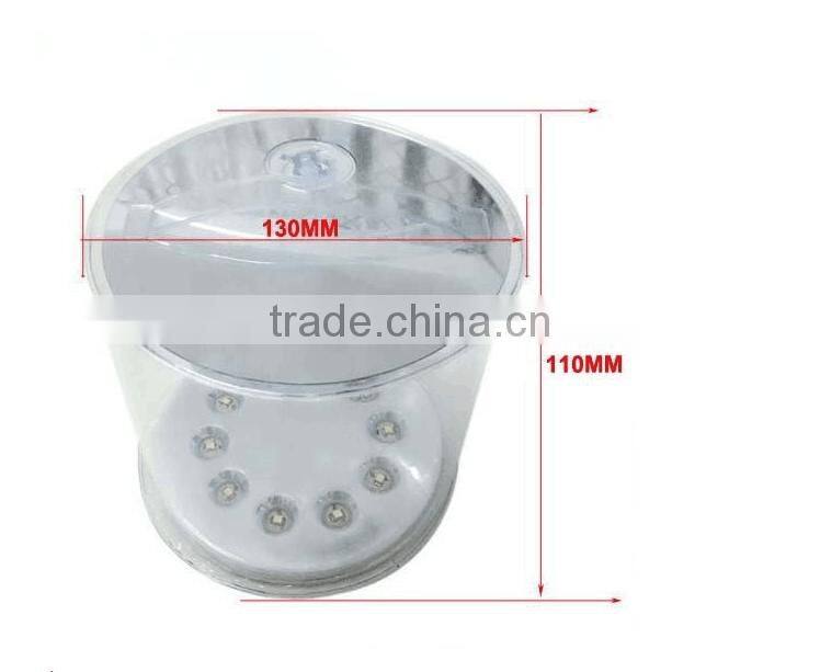 Factory Direct Sale Foldable Solar Inflatable Camping LED Lamp Outdoor Waterproof Portable Camping Colorful Night Light