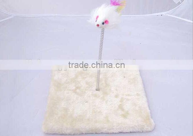 cat interactive moving spring mouse mice kitten training scratch pet toy