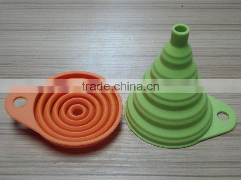 FDA food grade standard silicone material collapsible funnel