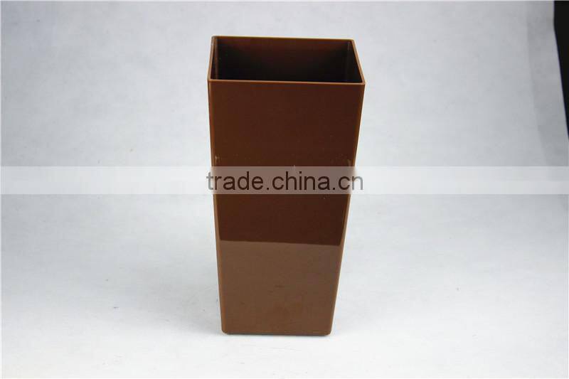 Home garden decorative brown square type pots vases planters HP P02 04