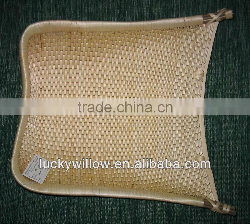 Exquisite Lined Wicker Stoage Basket With Ear Handles