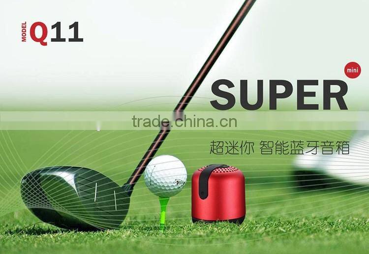 2017 New gadget custom logo handsfree call mini bluetooth speaker with CE ROHS FCC BQB certifications